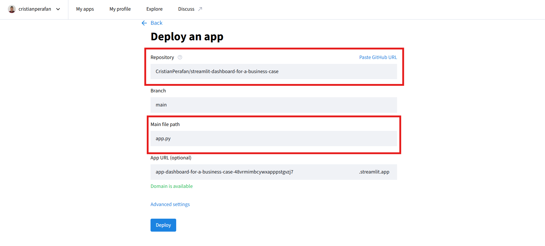 Streamlit Community Cloud