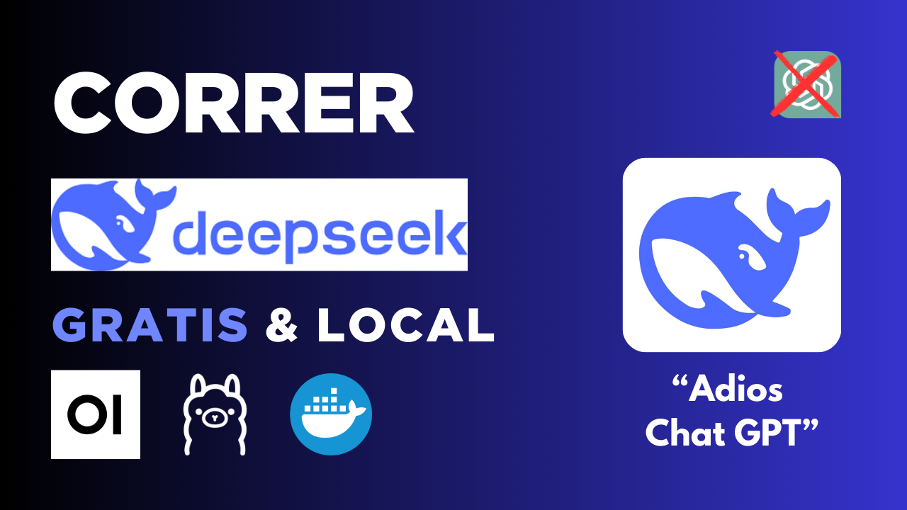 Como Ejecutar DeepSeek-R1 Localmente: Ollama + Open Web UI
